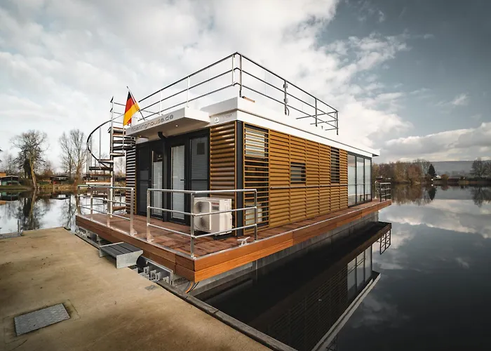 펜션 Floatinghouses Weserbergland