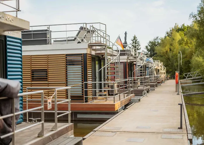 펜션 Floatinghouses Weserbergland *